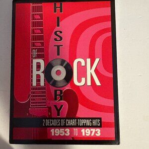History of Rock Two Decades of Chart Toppings Hits 1953-1973 10 CDs. Like New